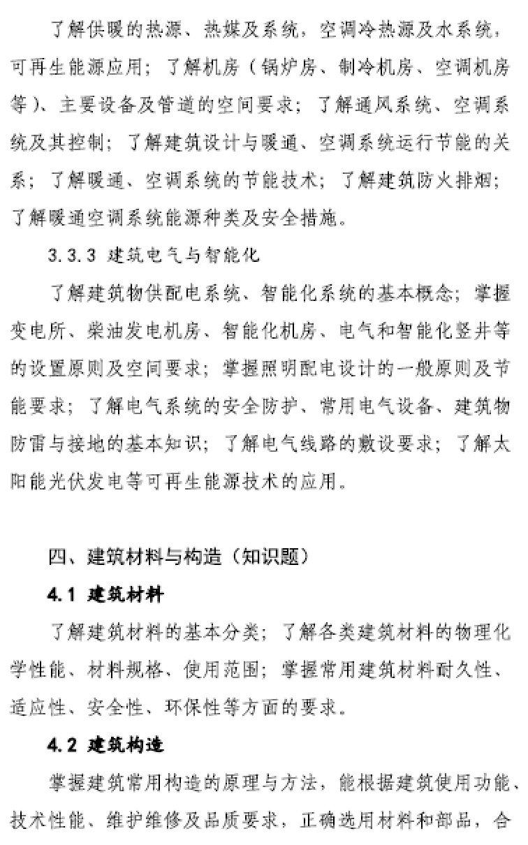 大事件！9門變6門！一級注冊建筑師考試大綱（21版）發(fā)布，2023年執(zhí)行！